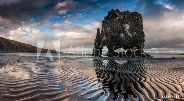 Bild på Hvitserkur beach the troll story Iceland